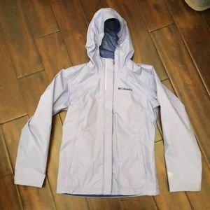 Lilac rain/windbreaker. Columbia girls med 10/12